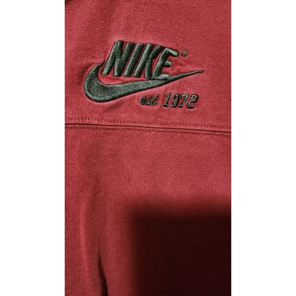Vintage Nike Large Men's Red/Black/White Shirt